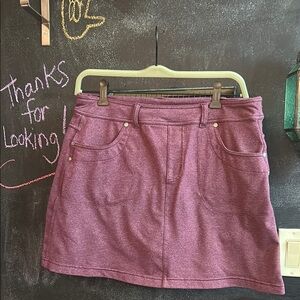 Athleta Purple Mini Skirt with Front Pockets